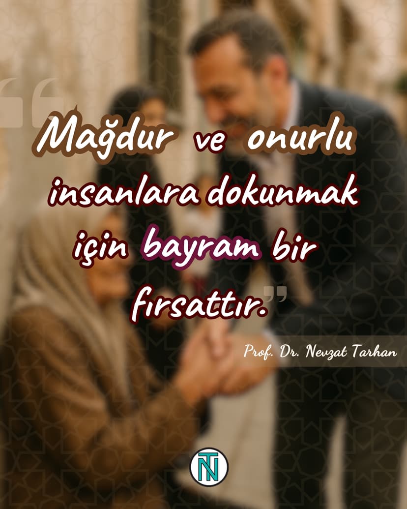 Başkalarına yardımcı olmak ve onların duygusal iyilik hallerini desteklemek, toplumsal bağları güçlendirir. Bayramlar, paylaşma ve yardımlaşmanın en güzel zamanlarıdır. Tüm Müslüman aleminin bayramını kutlarım…