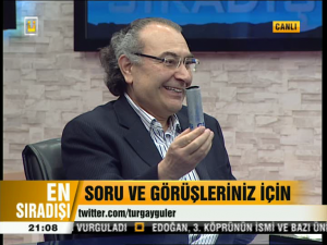 Prof. Dr. Tarhan, empati için canlı yayına gaz fişeğiyle çıktı…